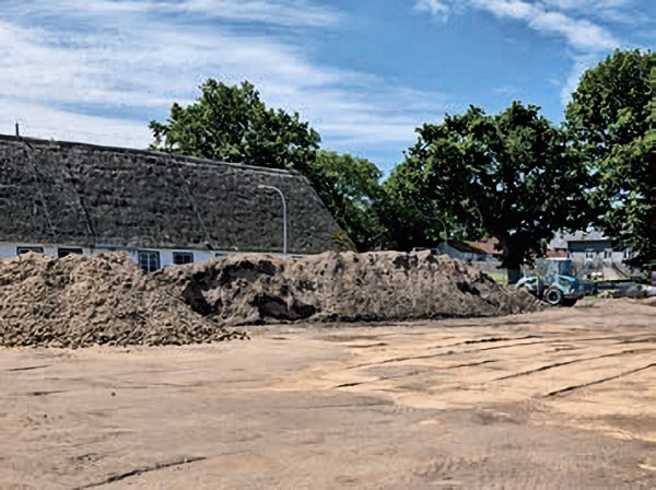 Dorfmitte Ahrenviöl - Baustelle