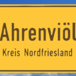 Ortsschild Ahrenviöl