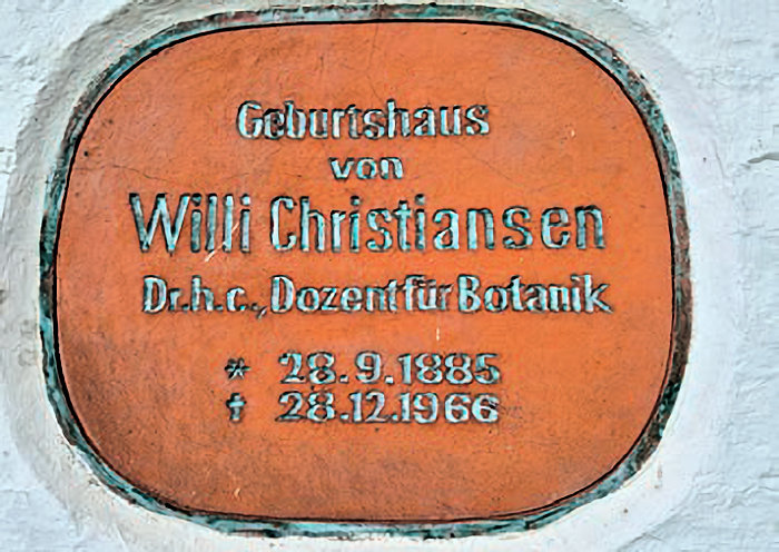 Neues aus Ahrenviöl - Juli 2025: Gedenktafel für Willi Christiansen